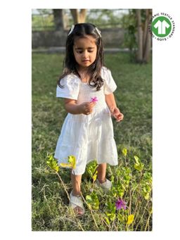 SWEETLIME BY AS - White Ruffled Dress