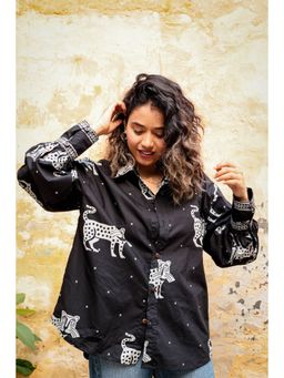 Babhru - Black Bohemian Tigress Shirt