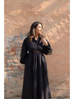 Babhru - Dark Garden Noir Dress