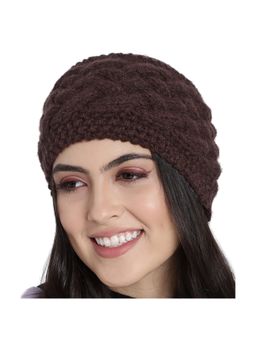 Magic Needles - Brown Handmade Criss-Cross Headband