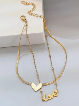 Aatmana - Gold Plated Statement Anklet