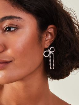 Accessorize London - White Stones Earrings