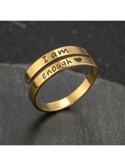 Aatmana - Gold Plated Statement Ring