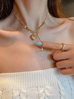 Aatmana - Gold Plated Statement Necklace