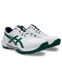 ASICS - GEL-PEAKE 3 Unisex White & Green Cricket Shoes