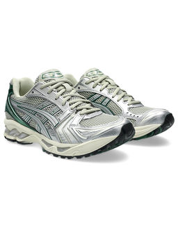 ASICS - GEL-KAYANO 14 Unisex Green & Silver Sneakers
