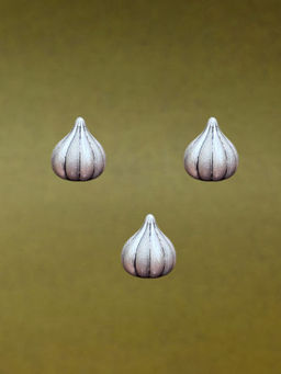 SABERA - Handcrafted Silver-Plated Modak Auspicious Festive Collectible By Sabera (Pack of 3)