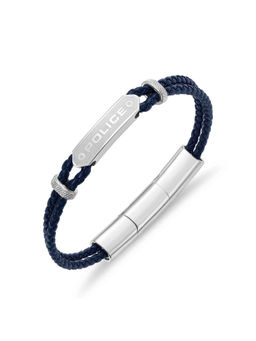 Police - Navy Blue Stainless Steel Bracelet