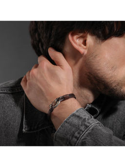 Police - Brown Stainless Steel Bracelet