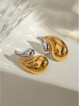 AMOSSH - Multi-Color 18K Gold Plated Isabella Stud Earrings