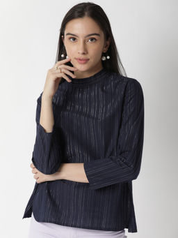 RAREISM - Navy Stripes Top