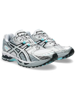 Buy ASICS GEL-NIMBUS 10.1 Unisex White & Blue Sneakers - Image 1