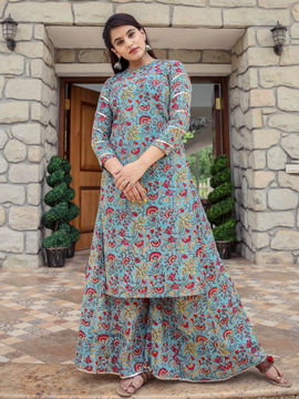 kurta and plazo dress