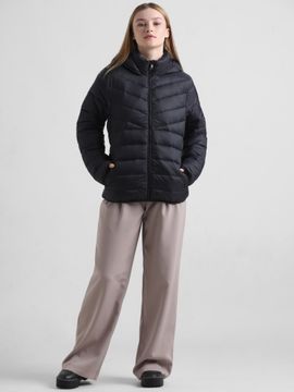 ONLY Jackets : Buy ONLY Black Zip-up Fitted Puffer Jacket Online | Nykaa  Fashion