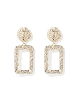 Forever New - Kaesha Textured Rectangle Drop Earring