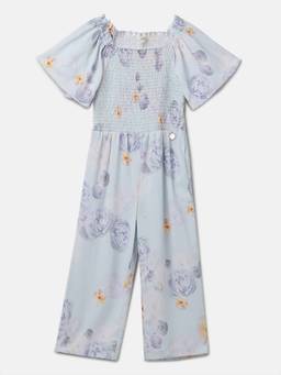 ANGEL & ROCKET - Printed Blue Jumpsuit