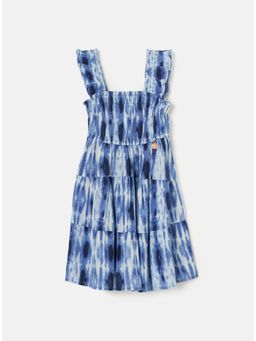 ANGEL & ROCKET - Tie & Dye Blue Dress