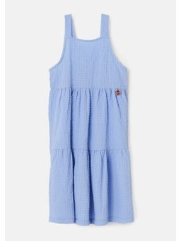 ANGEL & ROCKET - Textured Blue Dress