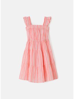 ANGEL & ROCKET - Stripes Pink Dress