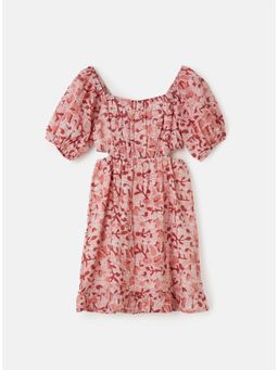ANGEL & ROCKET - Printed Pink Dress