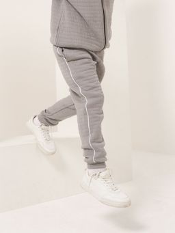 ANGEL & ROCKET - Textured Grey Joggers