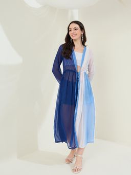 StyleStone - Women's Ombre Longline Shrug