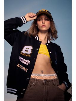 Bonkers Corner - Looney Tunes Varsity Jacket