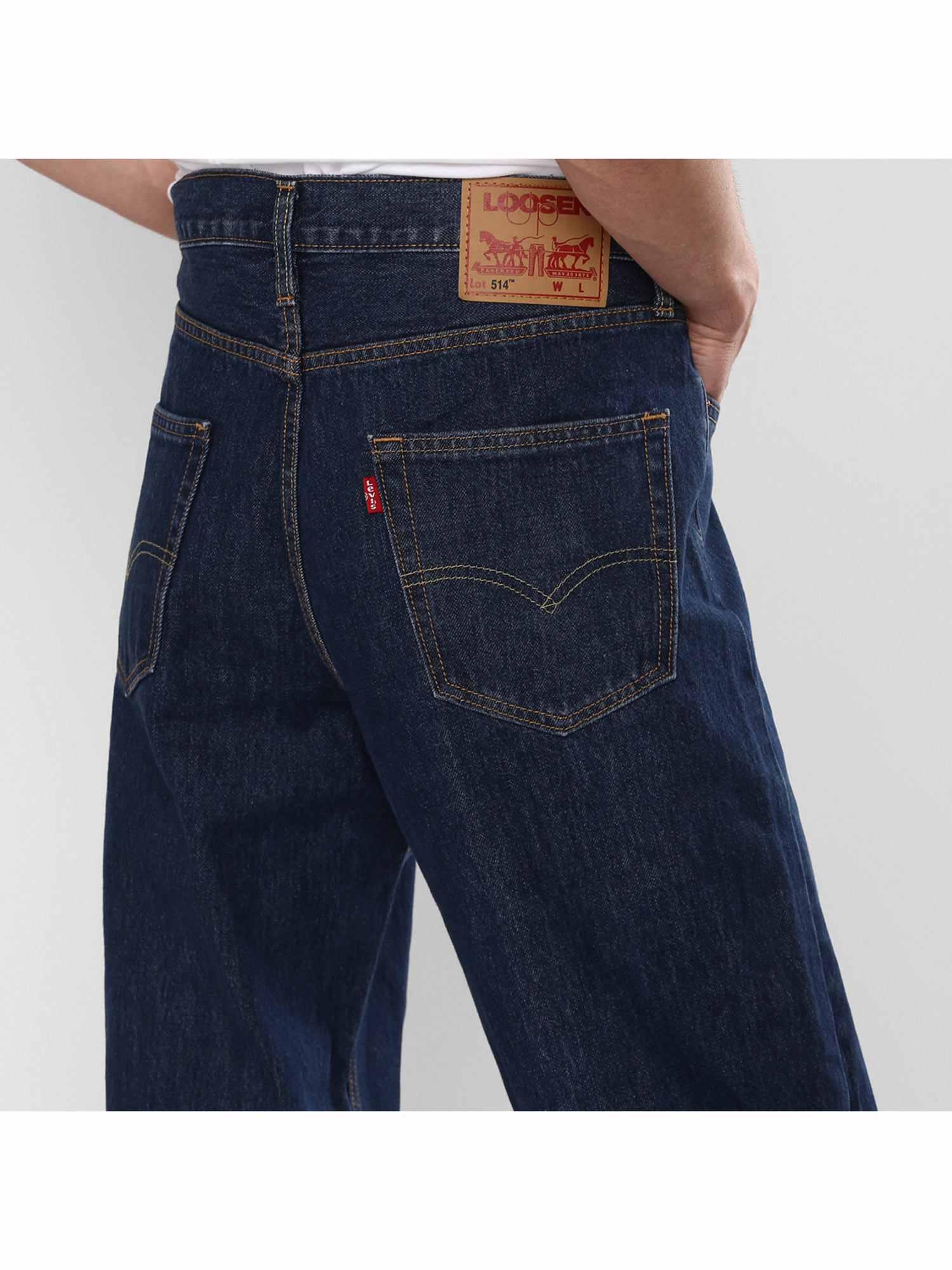 Buy Levi's Men Navy Blue Loose Jeans 