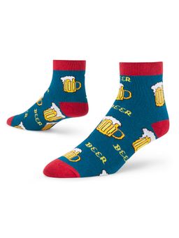 Dynamocks - Beer - Men and Women Ankle Length Socks - Free Size