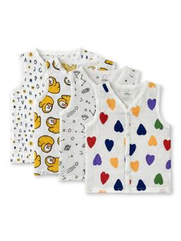 The Boo Boo Club - Multi-Color Printed Jhabla