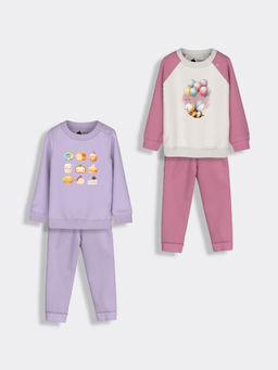 Orange Sugar - Sweet Bee Baby Sweatshirt and Joggers (Set of 4)