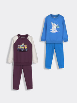 Orange Sugar - Snowy Joy Adventure Sweatshirt and Joggers (Set of 4)