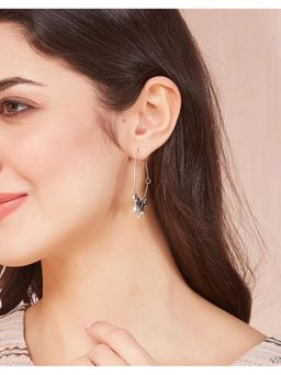 Fabindia - Purple Hoops Earrings