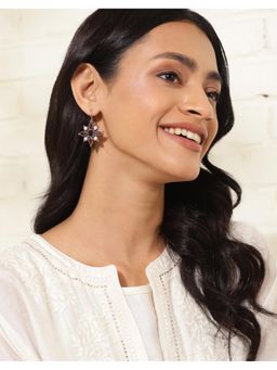 Fabindia - Maroon Drop & Dangler Earrings