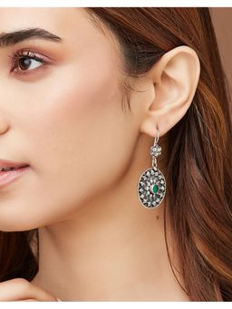 Fabindia - Green Drop & Dangler Earrings