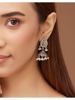 Fabindia - Multi-Color Metal Jhumka Earrings