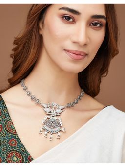 Fabindia - Multi-Color Metal Long Necklace