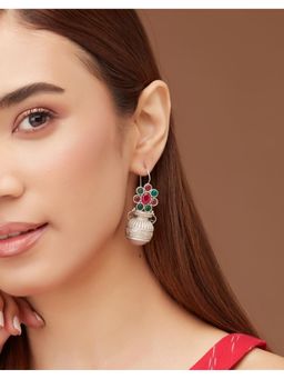 Fabindia - Multi-Color Metal Drop & Dangler Earrings