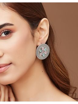 Fabindia - Multi-Color Metal Stud Earrings