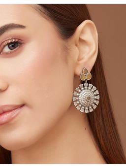 Fabindia - Yellow Metal Drop & Dangler Earrings