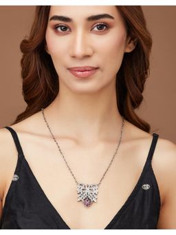 Fabindia - Purple long Necklace