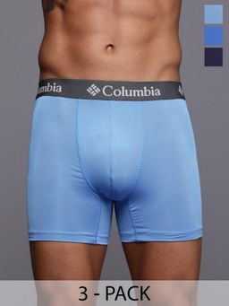 Columbia - Men Multi-Color Polyester Stretch Boxer Brief (Pack of 3)