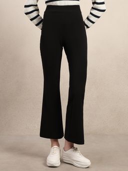 VERO MODA - Black High Rise Boot Cut Pants