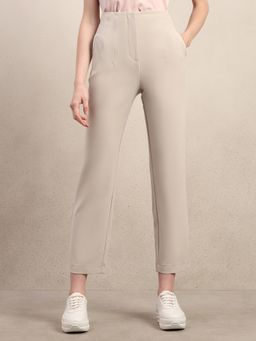 VERO MODA - Beige High Rise Pants