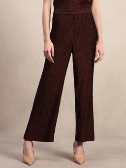 VERO MODA - Textured Bitter Chocolate Pants