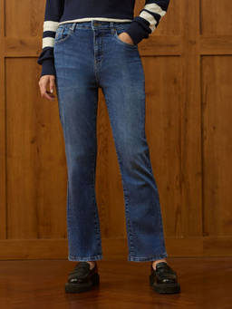U.S. POLO ASSN. - High Rise Straight Fit Blue Jeans