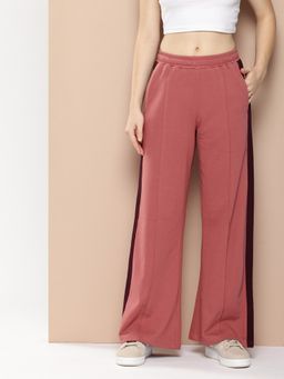 DILLINGER - Women's Ultra Soft Drapey Cotton Extra Baggy Korean Mauve Pant