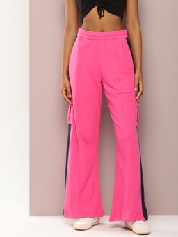 DILLINGER - Women's Ultra Soft Drapey Cotton Extra Baggy Korean Pink Pant