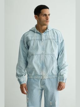 Chapter 2 - Light Blue Washed Denim Hoodie