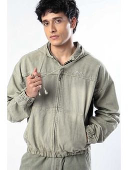 Chapter 2 - Olive Washed Denim Hoodie